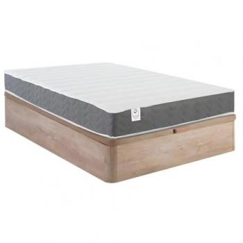 Dream Heaven 140x200 Rete Vano Chiaro + Memory Foam HD Tess. 3D Trasp. Sp.18 cm