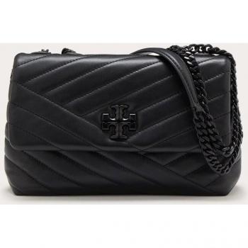 Tory Burch Small Kira Chevron Convertible Shoulder Bag, Black, Female, Size: ONE SIZE