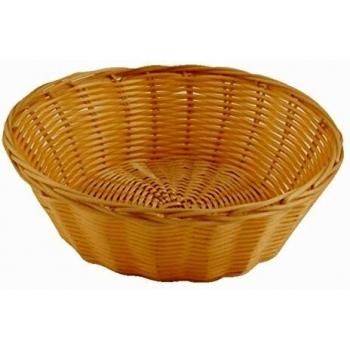 Récipient de recyclage rond en osier – Ensemble 6