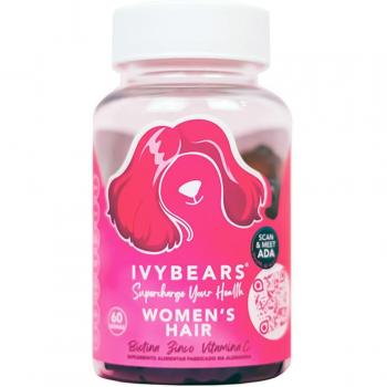 IvyBears Gominolas para el Crecimiento Capilar Femenino 60 g