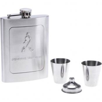 7Oz Stainless Steel Wine Flask Set