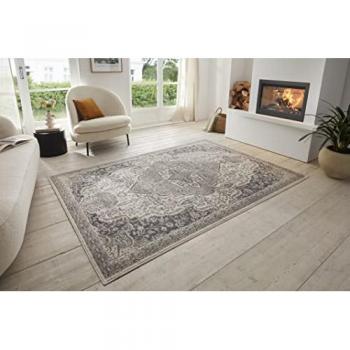 THE RUGS Terrain Designer Shortpile Rug – Cream, 80×120 cm