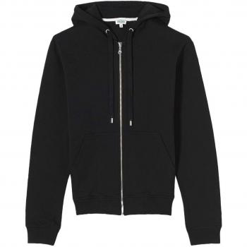 Men's Black Kenzo Hoodie with Logo Design