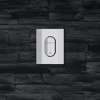Plaque de commande WC Grohe, double touche, chrome