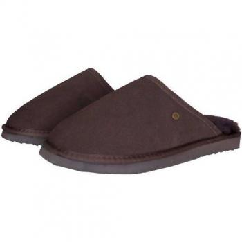 WARMBAT Pantoffel Luxus Suede mit Merino Schaffell