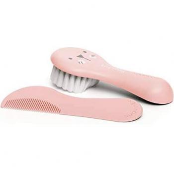 Suavinex Pink Comb and Brush Set for Infants