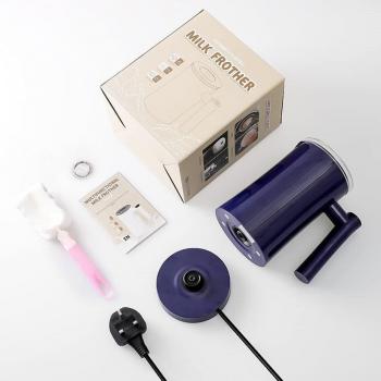Electric Milk Frother with Heating and Cold Foam