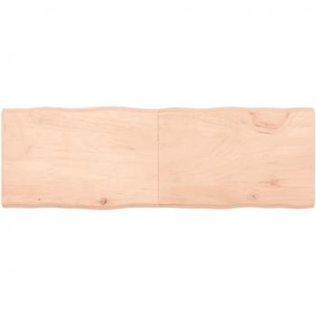 Mesa de Jantar Carvalho Maciço com Acabamento Natural