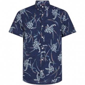 Herren Leinenhemd LI TROPICAL PRT SF SHIRT von Tommy Hilfiger