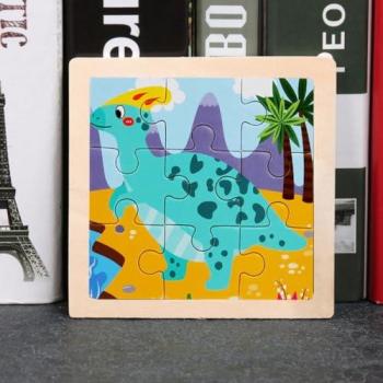 Tinisu Cartoon Dino Puzzle für Kleinkinder