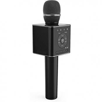 TOSING 04 Wireless Bluetooth Karaoke Microphone,3-in-1 Portable Handheld karaoke Mic New Year Gift Home Party Birthday Speaker Machine for iPhone/Android/iPad/Sony, PC and All Smartphone
