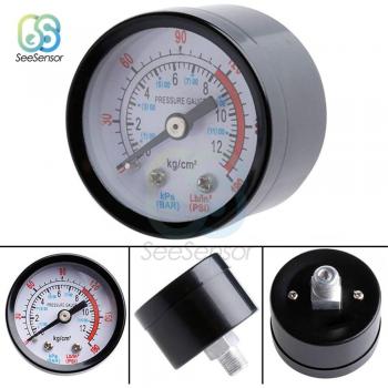 Bar and PSI Air Pressure Gauge 10mm 1/8 BSP 13mm 1/4 BSP