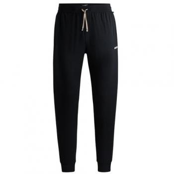 BOSS Lockere Passform Sweatpants mit Label-Print, Größe XXL
