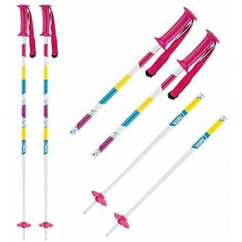 Bastones de esquí K2 95 cm, Color Blanco para niña