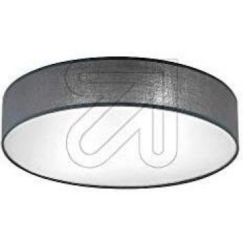 Orion Gray UFO Ceiling Light featuring Linen Shade