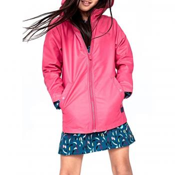 Chaqueta impermeable Andreas Jr fucsia Pepe Jeans