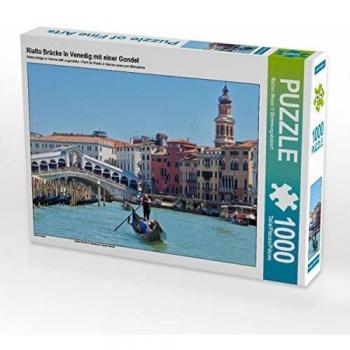 CALVENDO Puzzle Rialto Brücke in Venedig