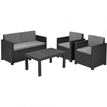 Allibert Victoria 4-pezzo Set Lounge Rattan