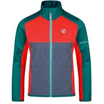 Chaqueta para Niños Dare 2b STR Exceed Core Stretch, Color CariGr/FyCrl, tamaño 3XL