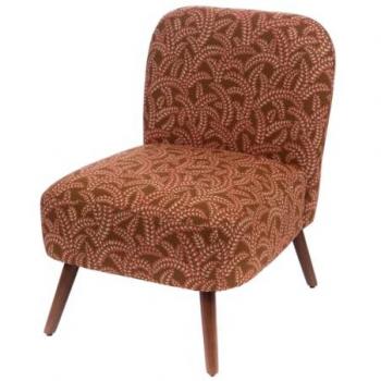 Fauteuil Amadeus Tessa – finition marron – tissu doux