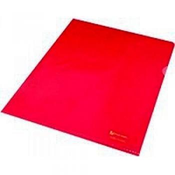 Rexel Nyrex Cut Flush Folder Polypropylene A4 110 Micron Red Pack 25