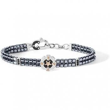 Bracciale Maschile Comete Gioielli Stella Polare in Argento Cod.UBR921