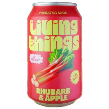 Low Sugar Rhubarb Apple Soda