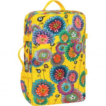 Sac cabine Pylones 27L fleurs sur fond jaune