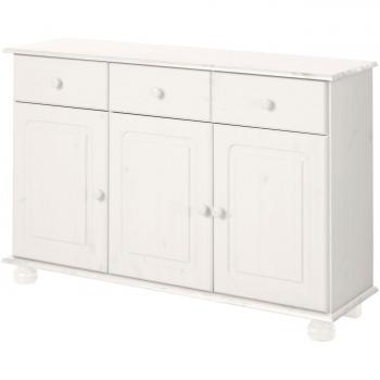 Buffet en pin blanc Loft24 avec rangement