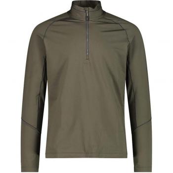 Camiseta Verde Kaki CMP Softech de Manga Larga