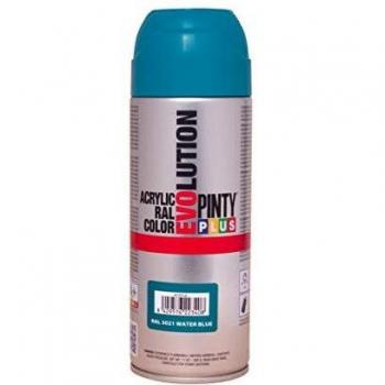 PINTYPLUS EVOLUTION 513 Pintura spray Acrílica Brillo 520cc Azul Agua RAL 5021 Estándar
