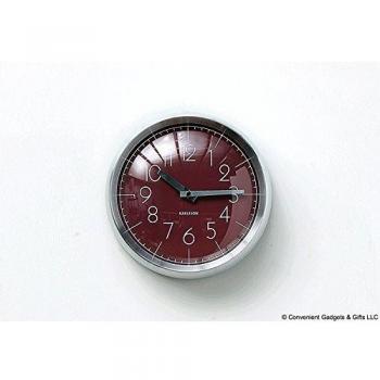 Karlsson Konvektionsglas Wanduhr KA5637RD – 22‑cm Durchmesser