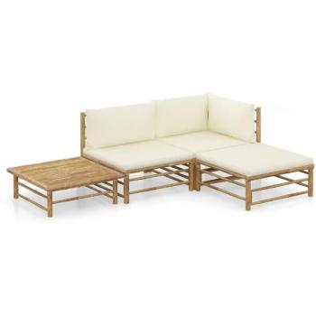 CasaLuxe – Set Salotto da Giardino 4pz con Cuscini Eleganti