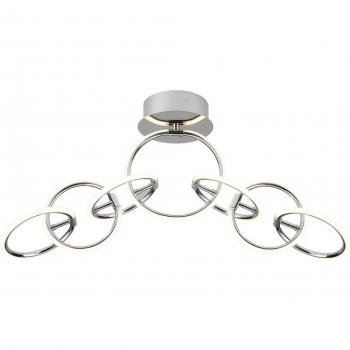 Searchlight Solexa 7 Light Semi Flush Ceiling Light