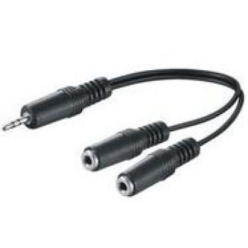 M-Cab 3.5mm Klinkenadapter 0,2 m M/F