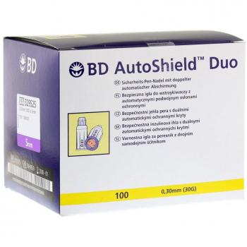 BD Autoschutz Duo Pen‑Nadel 5 mm – 100 Stück Kanülen