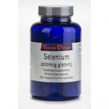 Nova Vitae Selenium 200 mcg Capsules, 180 stuks (gistvrij)