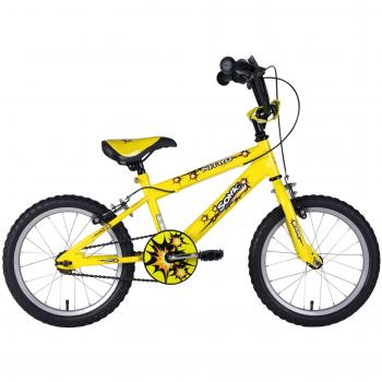 Yellow Sonic Nitro 16-Inch BMX Wheels