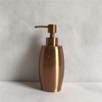 Distributeur de lotion en acier inoxydable 304 or rose 350ml