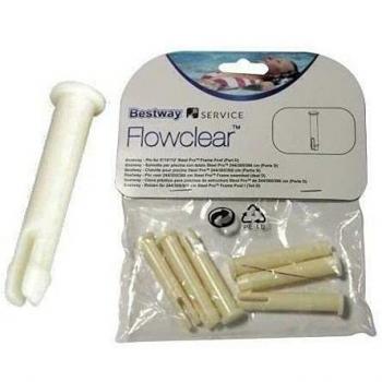 6 SPINOTTI BESTWAY P61859 PER PISCINE TONDE CON TELAIO