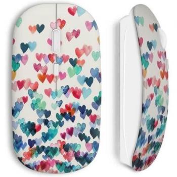 Vibrant Heart Wireless Mouse