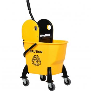 Homcom 26L Mop Bucket & Water Wringer W/ 4 Wheels