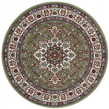 Nouristan Parun Täbriz Vintage Green Round Rug 160cm