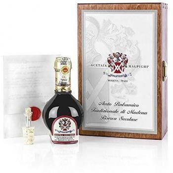 Aceto Balsamico Tradizionale DOP Riserva Secolare 100 Jahre Geschenkbox Malpighi 100 ml