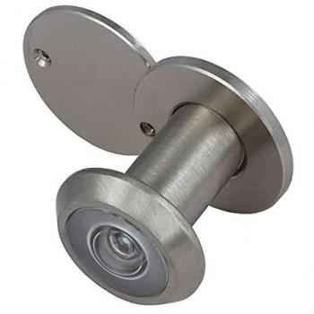 Manguera de mirilla cromo mate 25-42 mm con tapón integrado