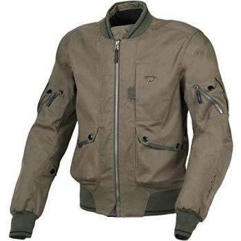 Giacca Moto Macna Bastic 2023 Impermeabile Verde XL