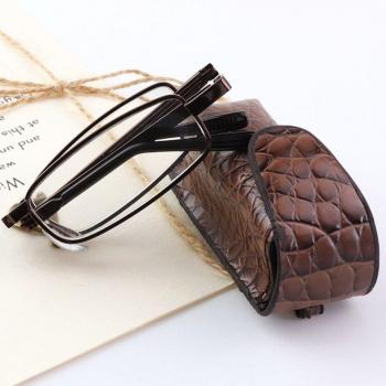 Lunettes de lecture pliables pour presbytes, monture métallique, étui inclus, dioptrie +1.00 à +3.5