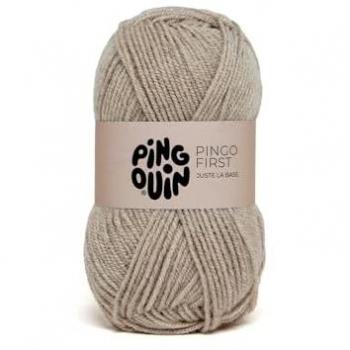Sachet de 10 pelotes Pingouin PINGO FIRST – lin, 100 % Acrylique, aiguille n°3,5