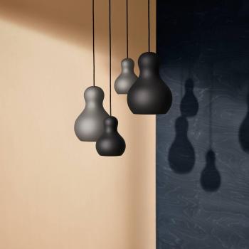 FRITZ HANSEN Calabash P1 Lichtobjekt, grau matt