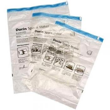 Durin Space Maker (Nordisk) – Three-Piece Compression Vacuum Storage Bag Set with Secure Zip Fasteners, Suitable for Travel/Home